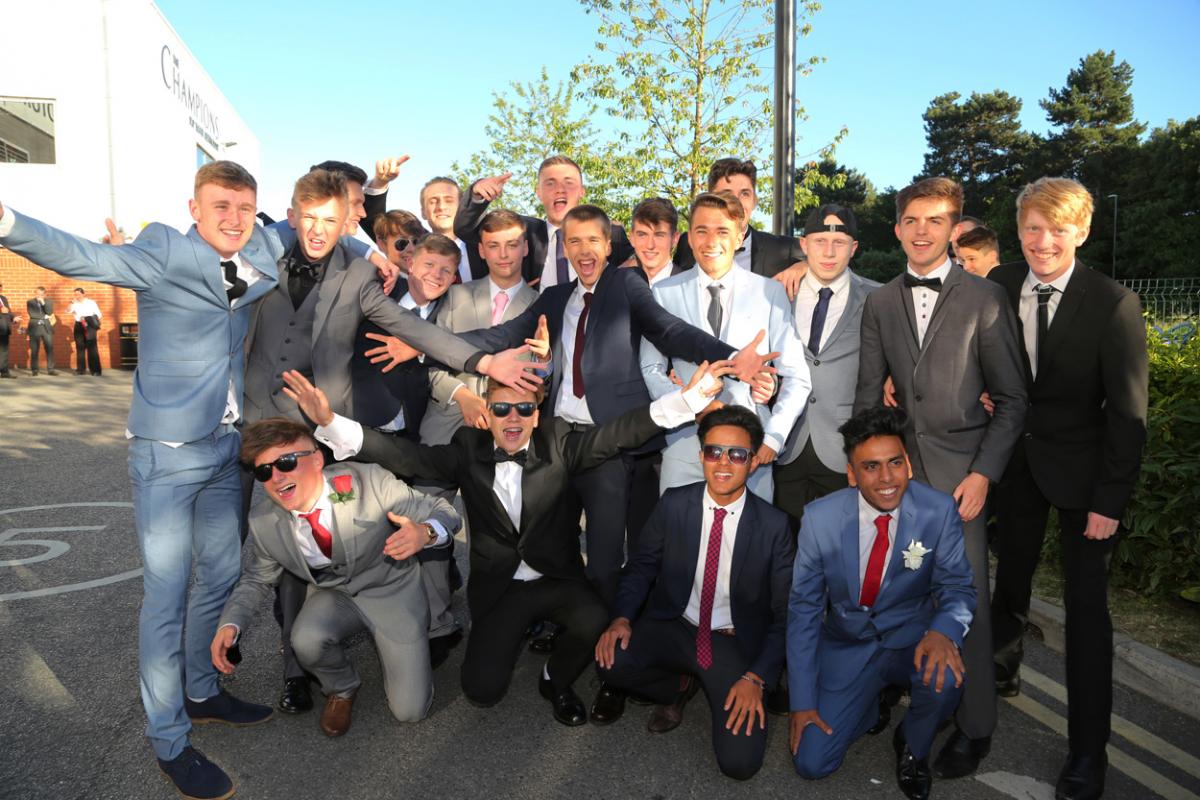 Avonbourne College and Harewood College Yr 11 prom at Goldsands stadium. Pictures by Richard Crease. 
