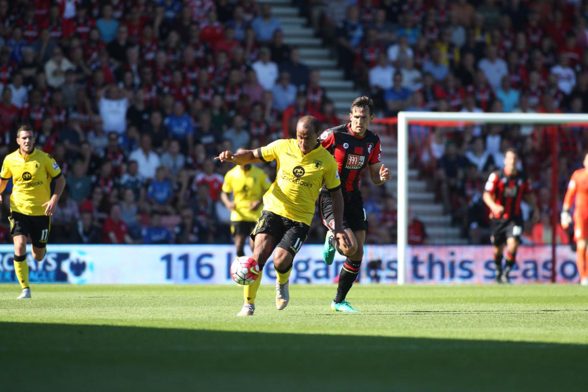 Pictures of Aston Villa and Villa fans from AFC Bournemouth v Aston Villa on Saturday, August 8, 2015