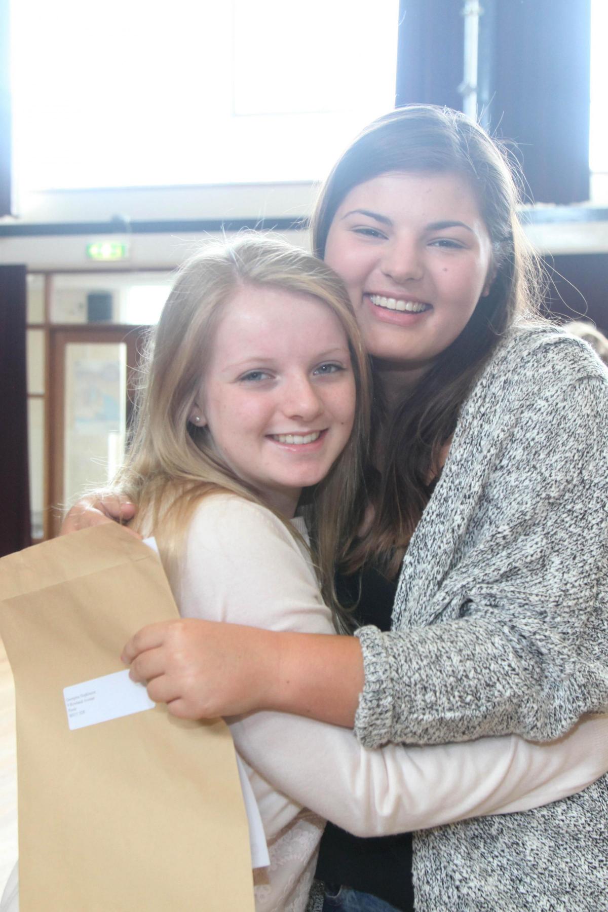 A Level results day 2015 at Parkstone Grammar School. Pictures by Nick Free. 