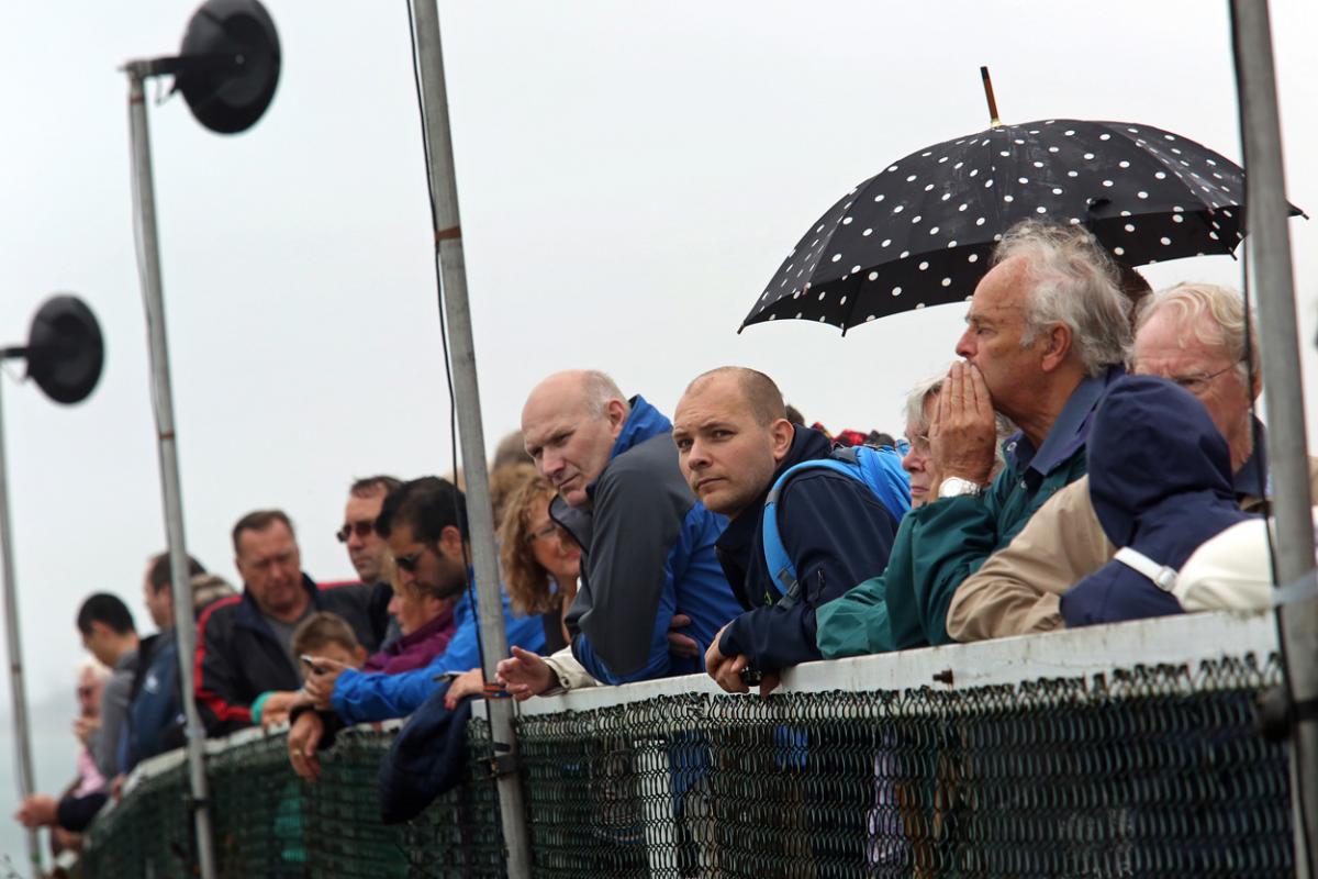 Rain and very low cloud stopped play on day one. Here are all our pictures