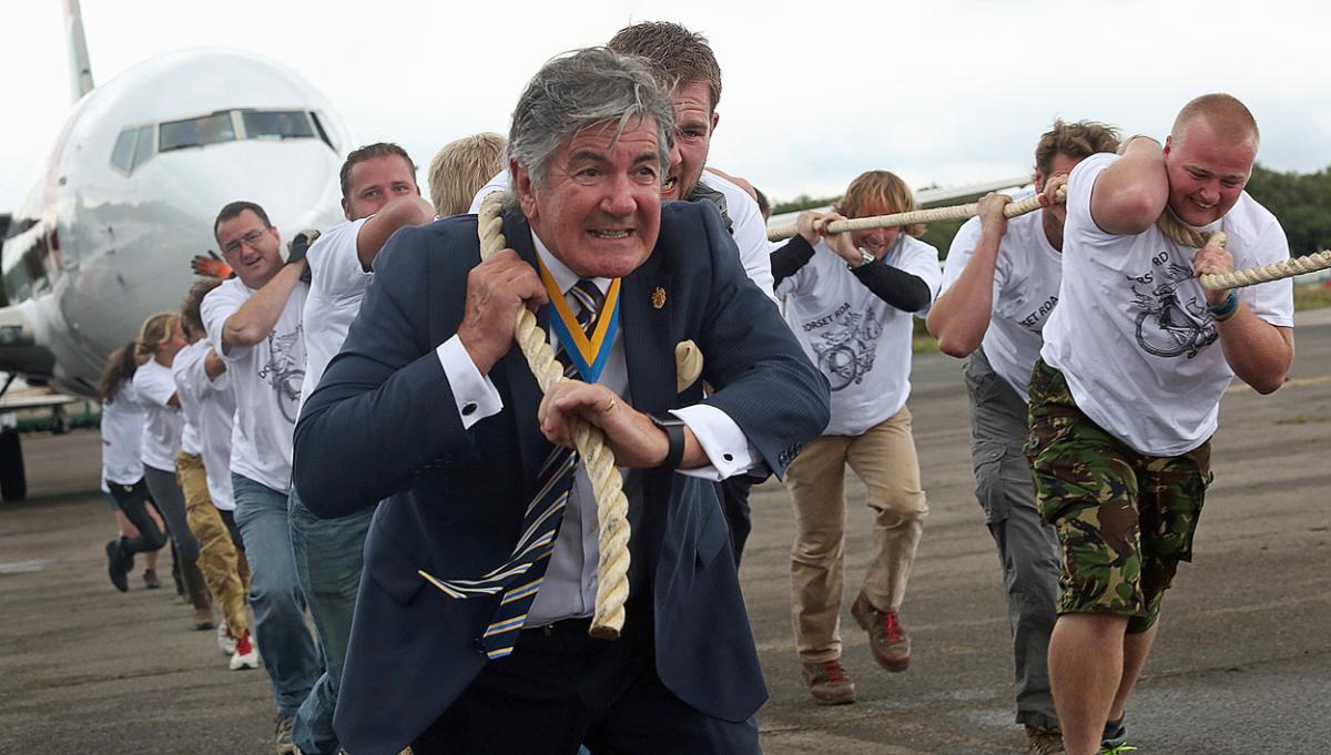 Pictures from the 2015 plane pull at Bournemouth Airport. Pictures by Sally Adams 