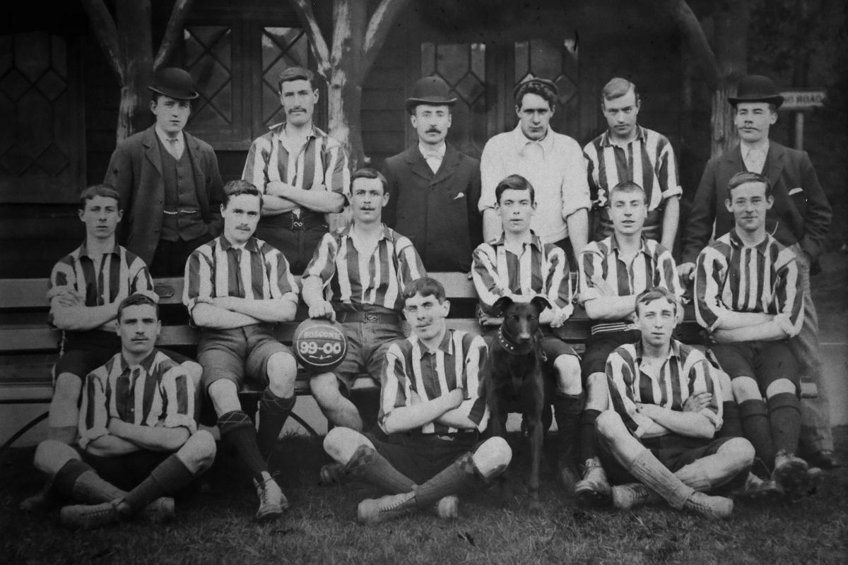 1899 Boscombe FC team.  A selection of images that are featured in the Daily Echo, AFC Bournemouth Photographic Book.