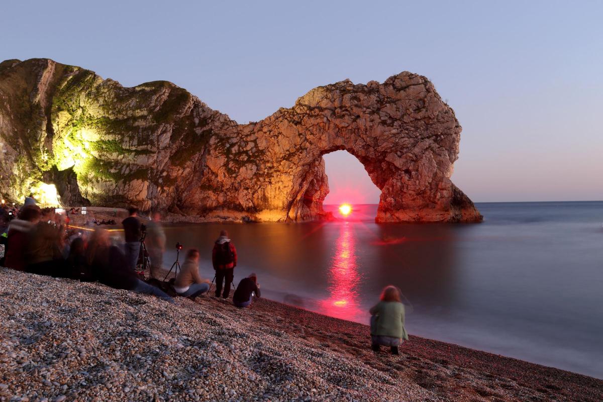 All the pictures of the Durdle Door Night of Heritage Light