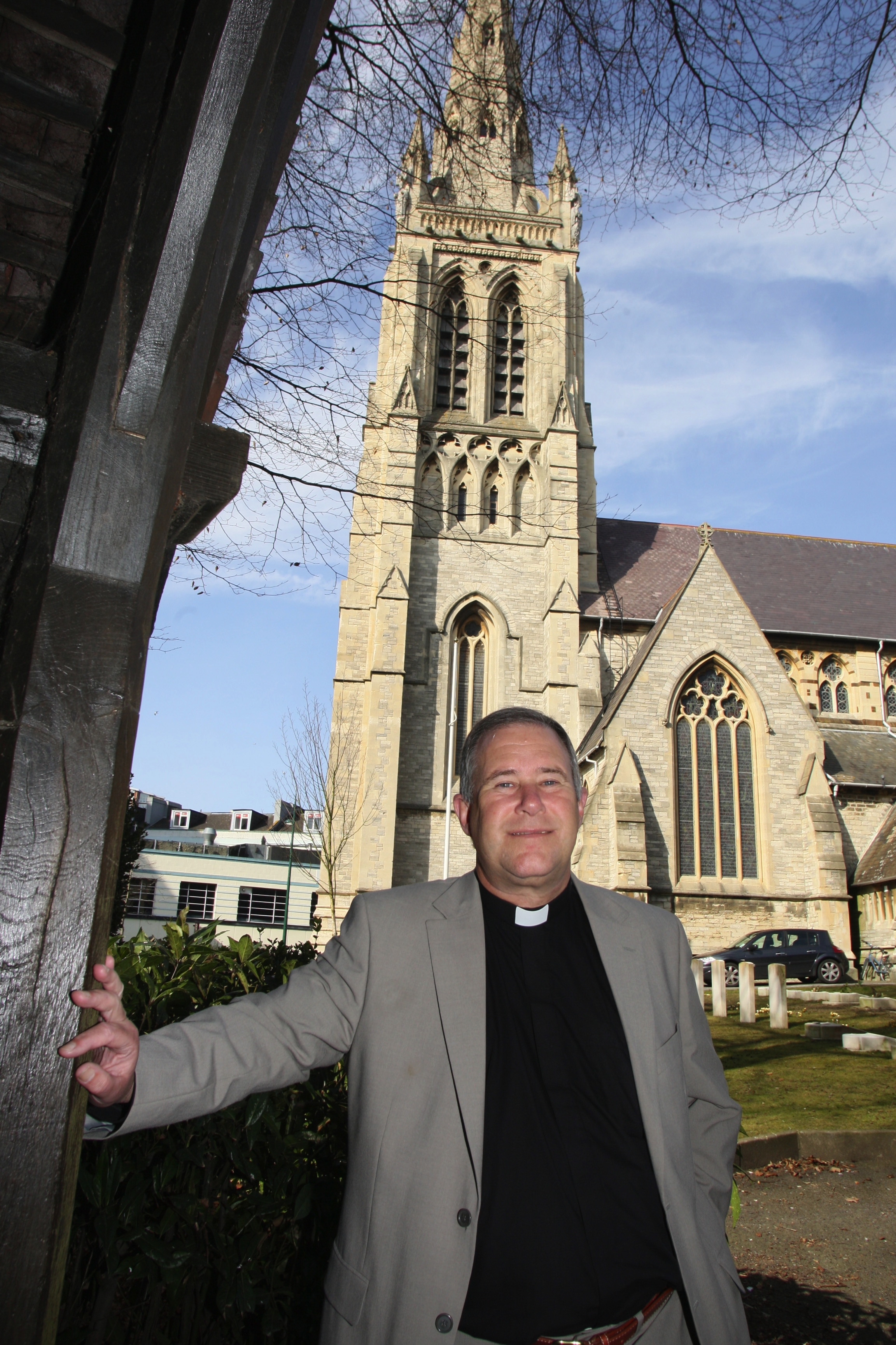 'We stand in solidarity': town centre clergyman's message to Muslim leader