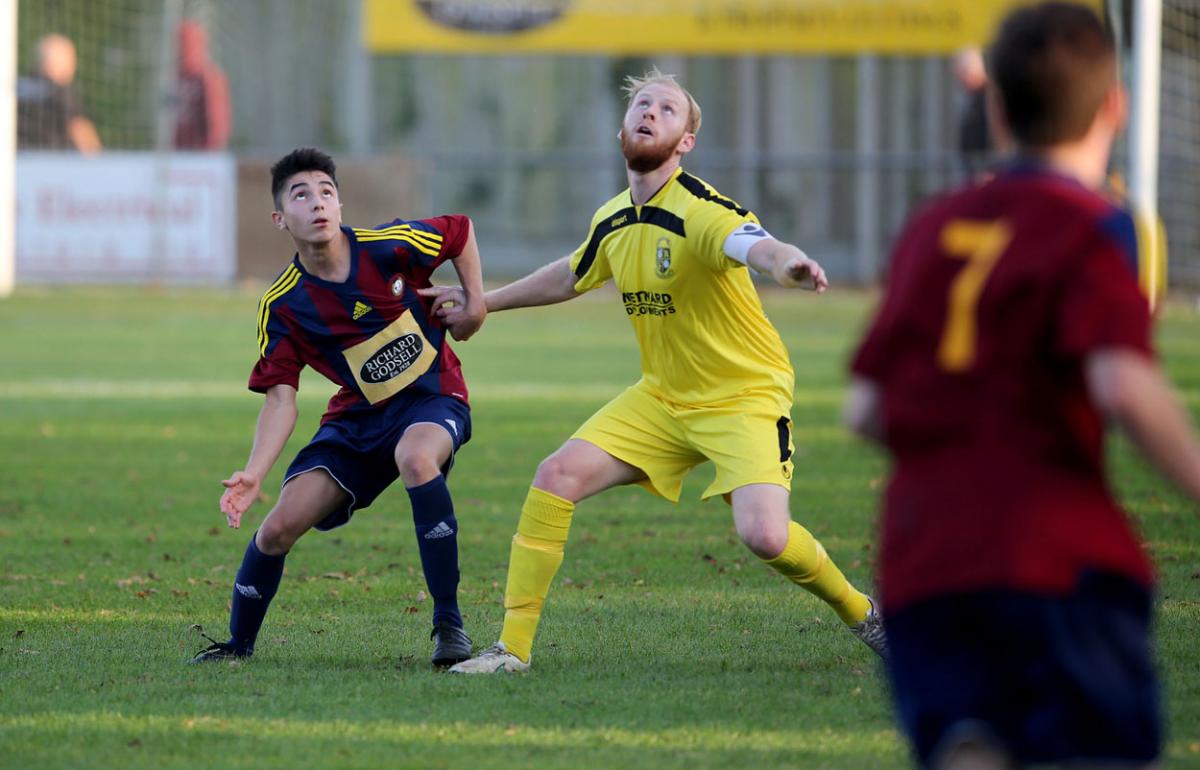 All the pictures from New Milton v Buckland Athletic on 31st October 2015 by Corin Messer