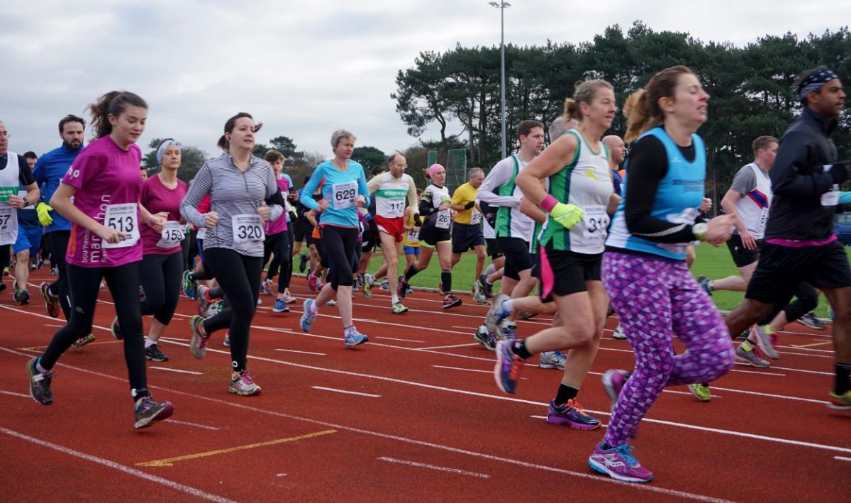 Runners taking part in the Boscombe 10k at King's Park Athletics Centre. Pictures by Kate Wilson