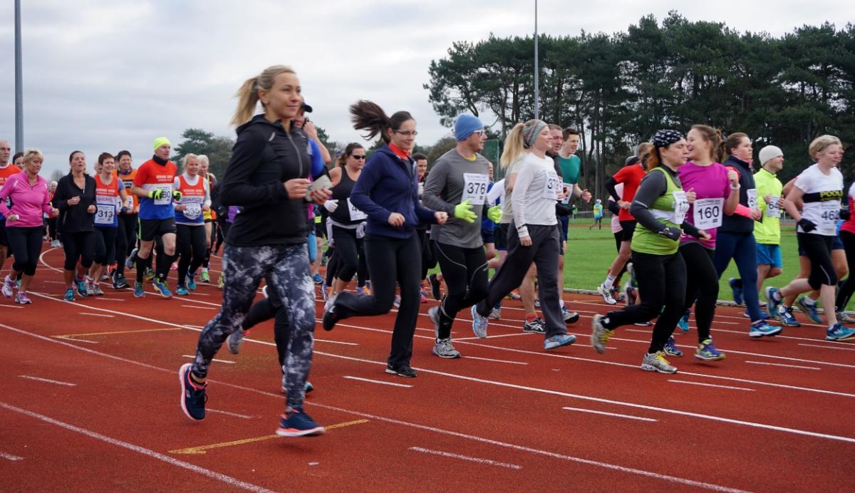 Runners taking part in the Boscombe 10k at King's Park Athletics Centre. Pictures by Kate Wilson