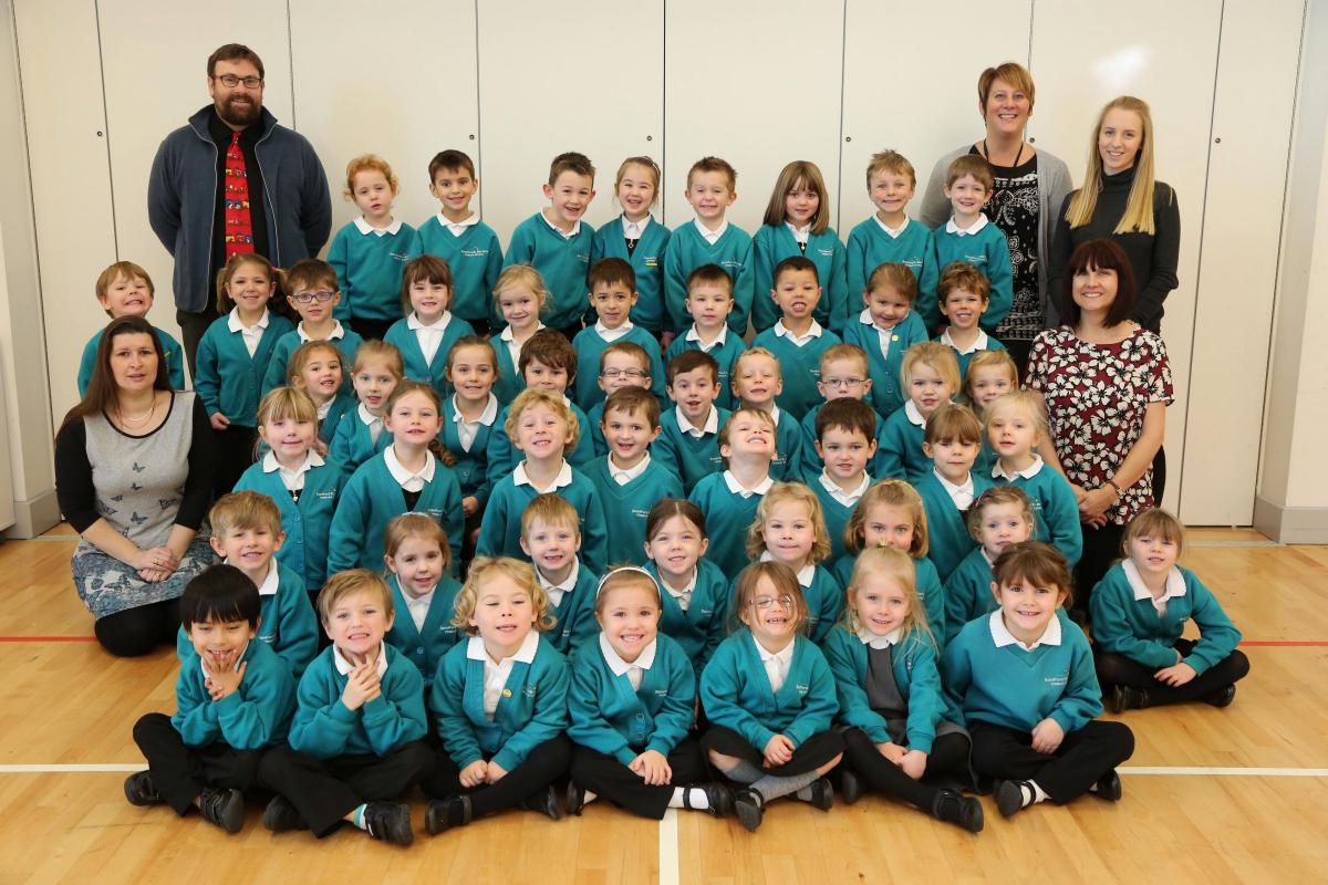  Sandford St Martin's Primary School, teachers include, Mrs Pampin, Mr Sanderson and TA's Mrs Willis, Mrs Derham and Miss Orchard.