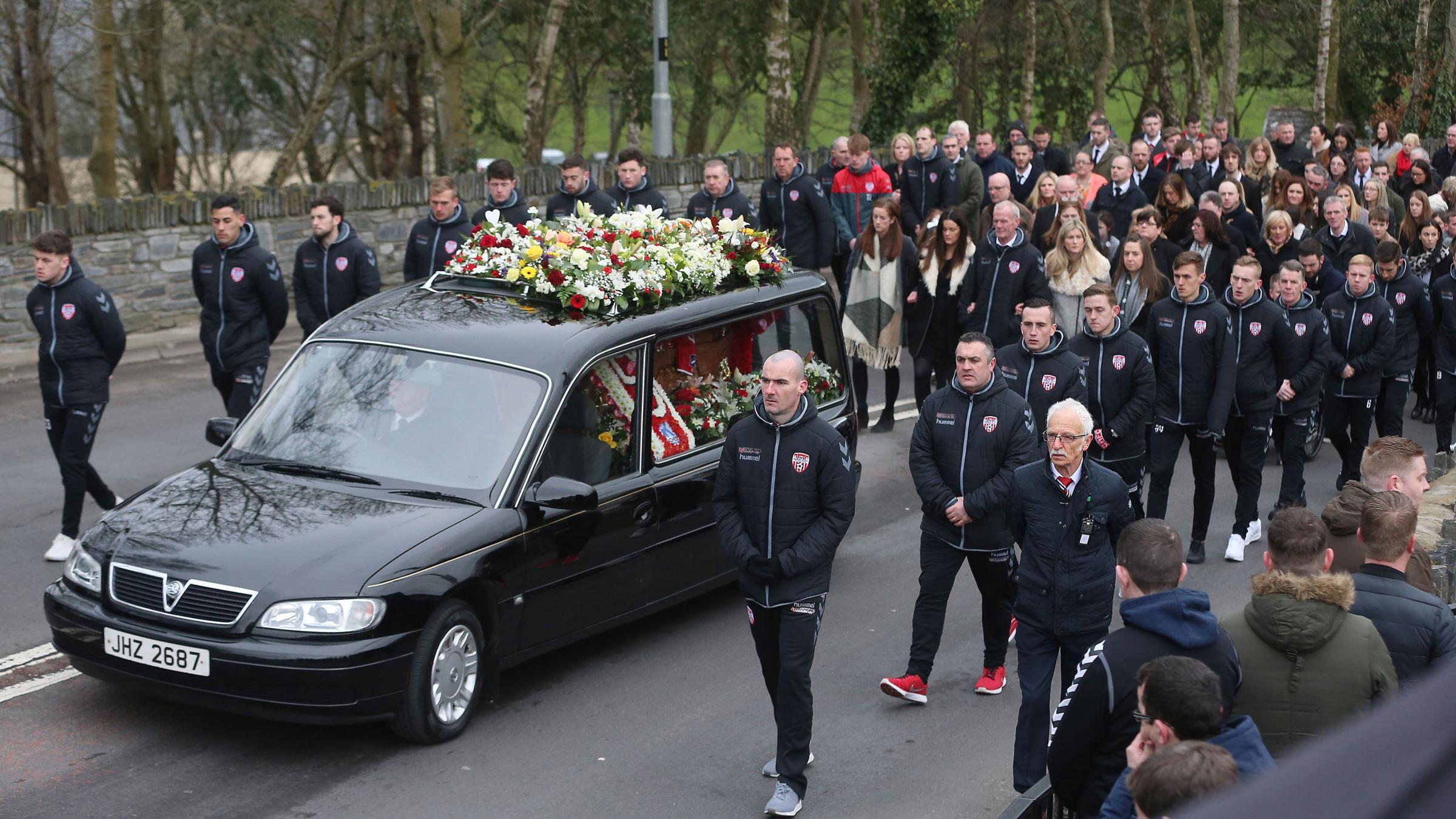 'Fearless' Derry City captain Ryan McBride remembered at funeral - Bournemouth Echo