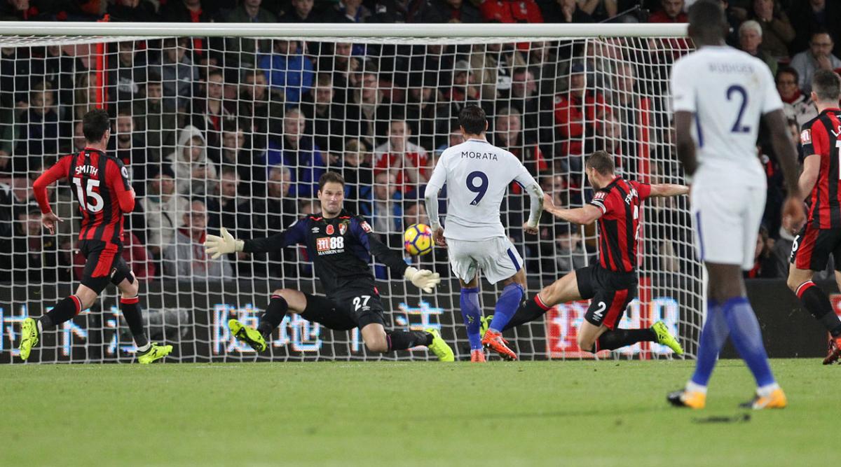 AFC Bournemouth v Chelsea at Dean Court on Saturday, October 28, 2017. Pictures by Corin Messer. 