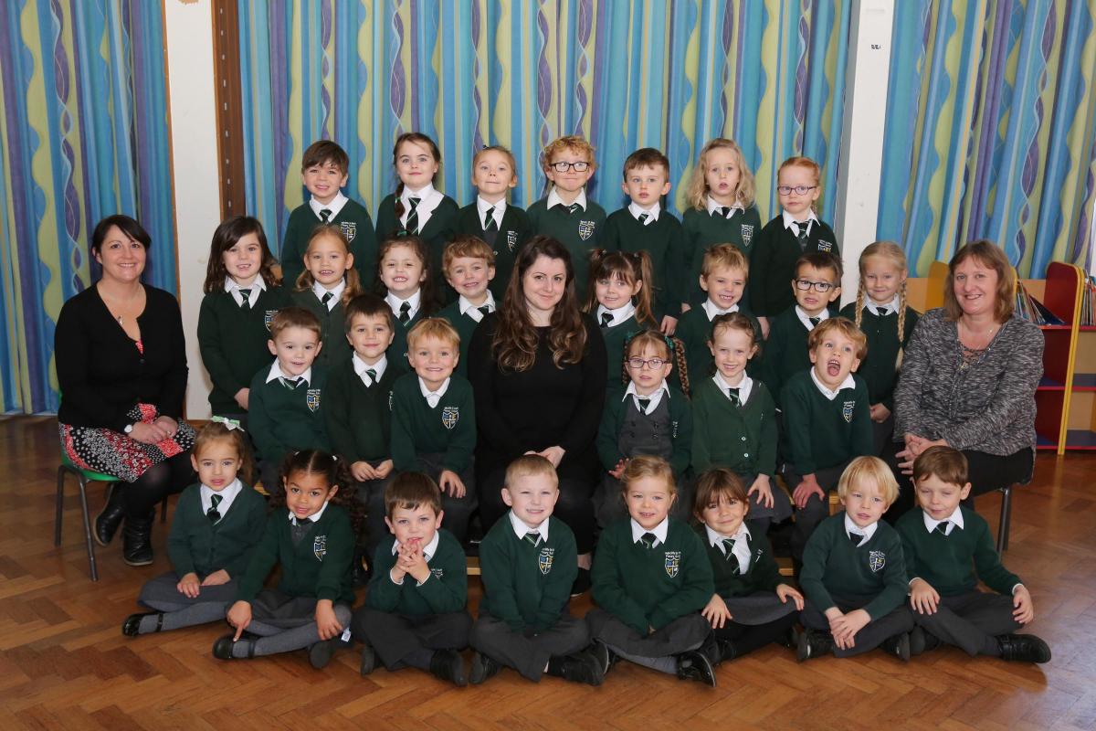 Reception children at Highcliffe St Mark's Primary School.  Photos by Richard Crease Photography.