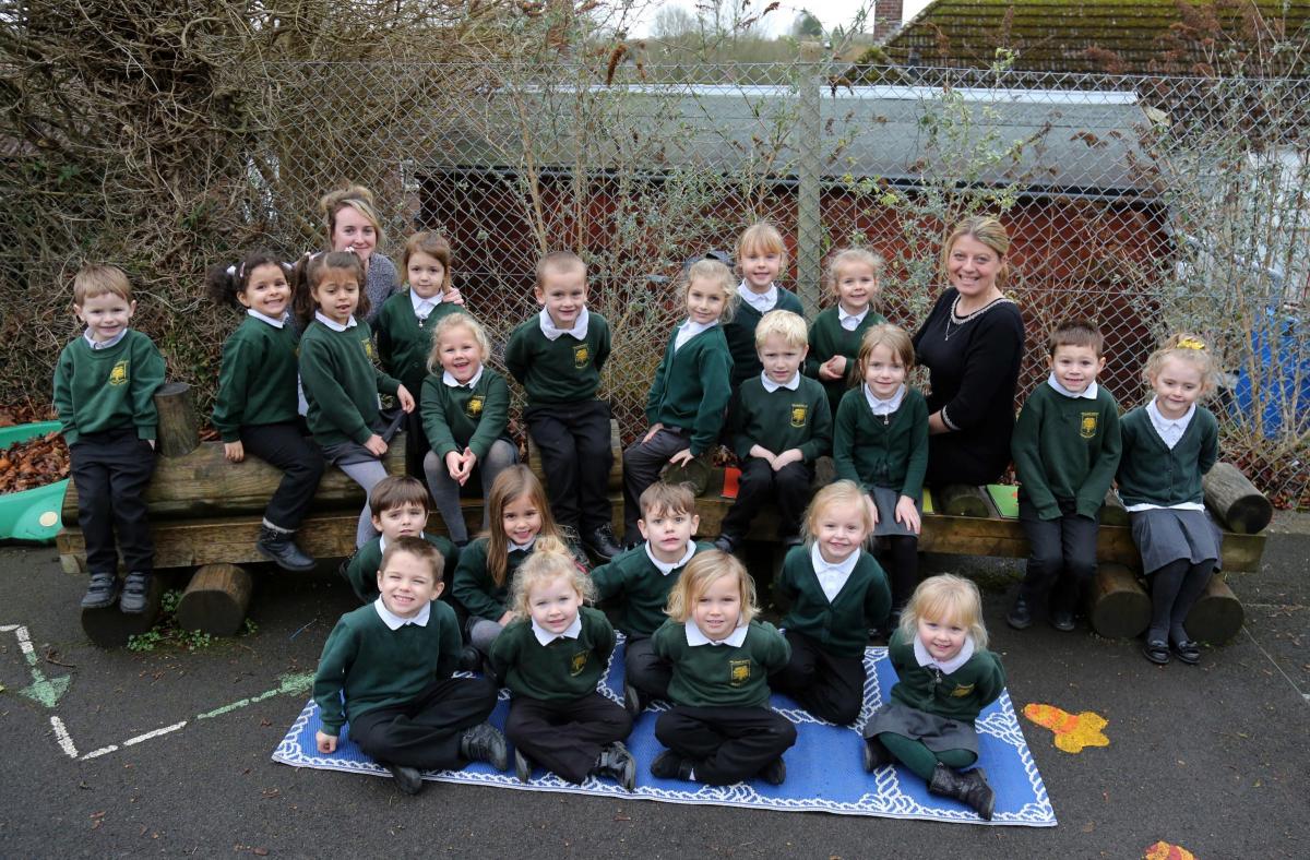 Reception children at William Barnes Primary School in Sturminster Newton. Photos by Richard Crease Photography.