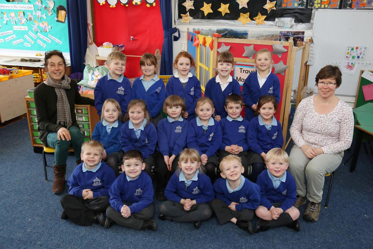 Reception children in Starfish class at Durweston Primary School. Photos by Richard Crease Photography.