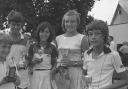 Tennis contest at East Dorset club - August 19, 1983.