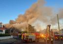 The fire at Mudeford All Saints Church Image: