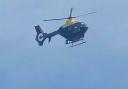 Police helicopters were seen flying for over two and a half hours across Bournemouth searching for a suspect in relation to the incident. 