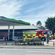 Fire service and police called to petrol station incident