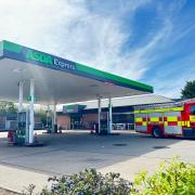 The incident occurred around 9am this morning on Castle Lane West at the Asda Express petrol station. 