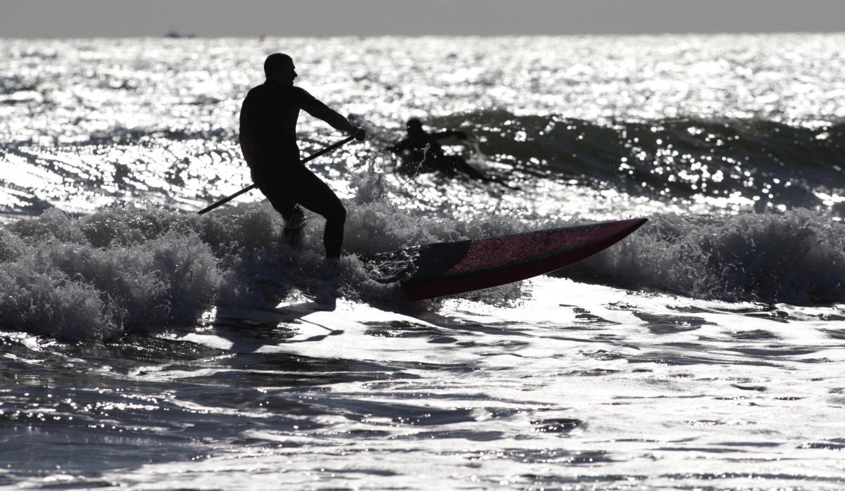 Submitted photos of the Boscombe Surf Reef in action. 