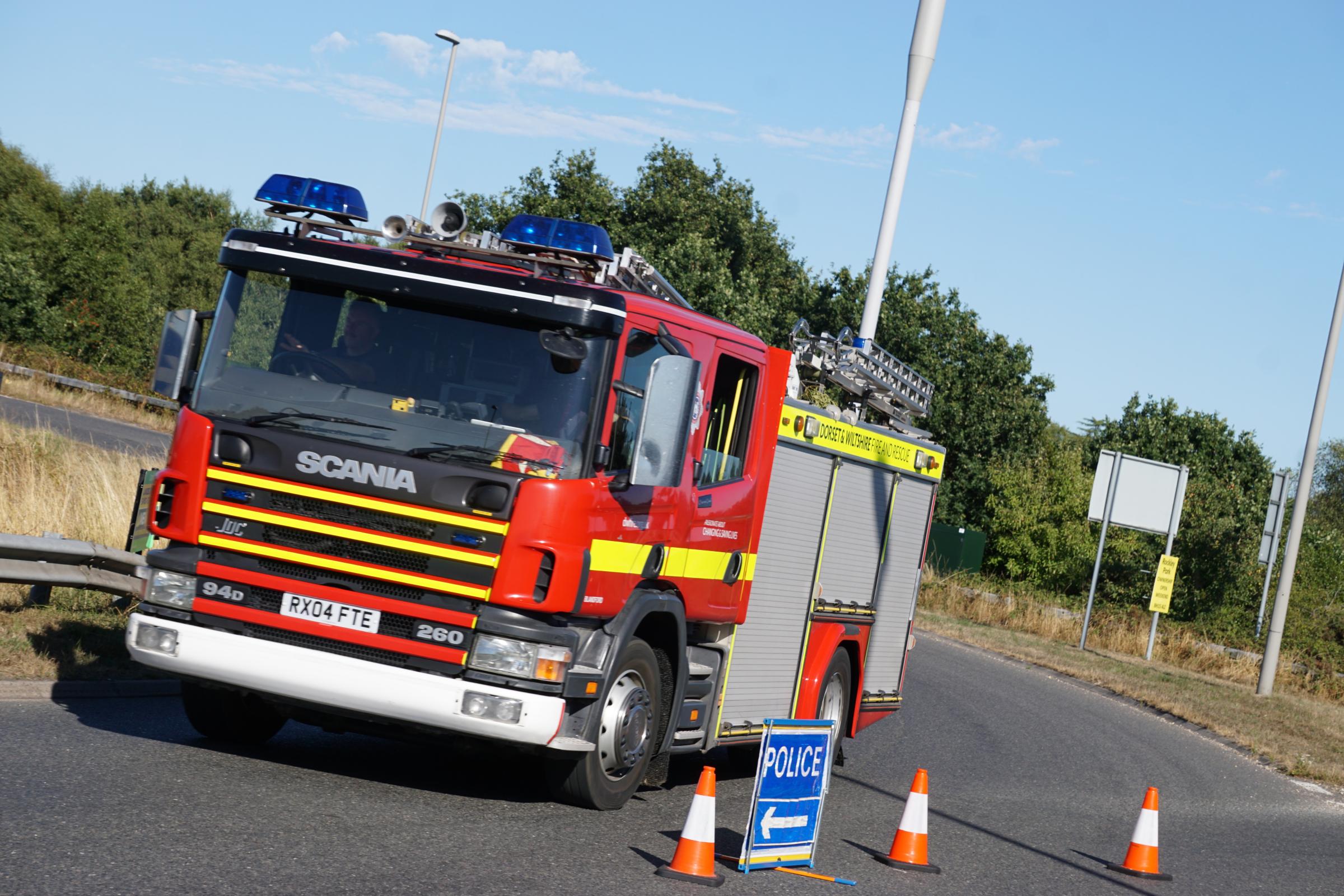 Emergency services working together to promote road safety message