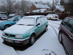 Snow at Burley by Simon Rowley.   