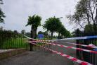 Police cordoned off Redcotts Park in Wimborne following an incident late on Monday, July 6, 2020. Picture: Ben Williets