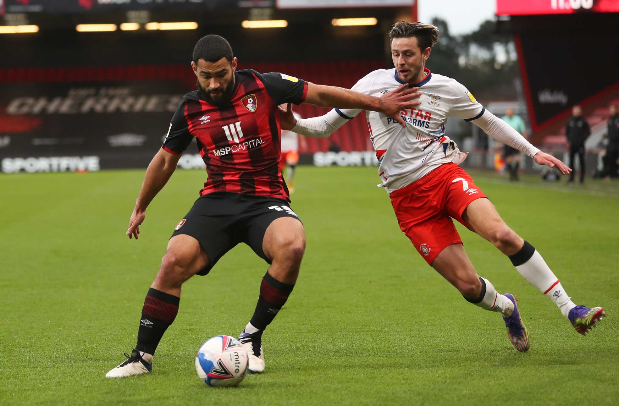IN PICS: 10-man AFC Bournemouth beaten by Luton Town
