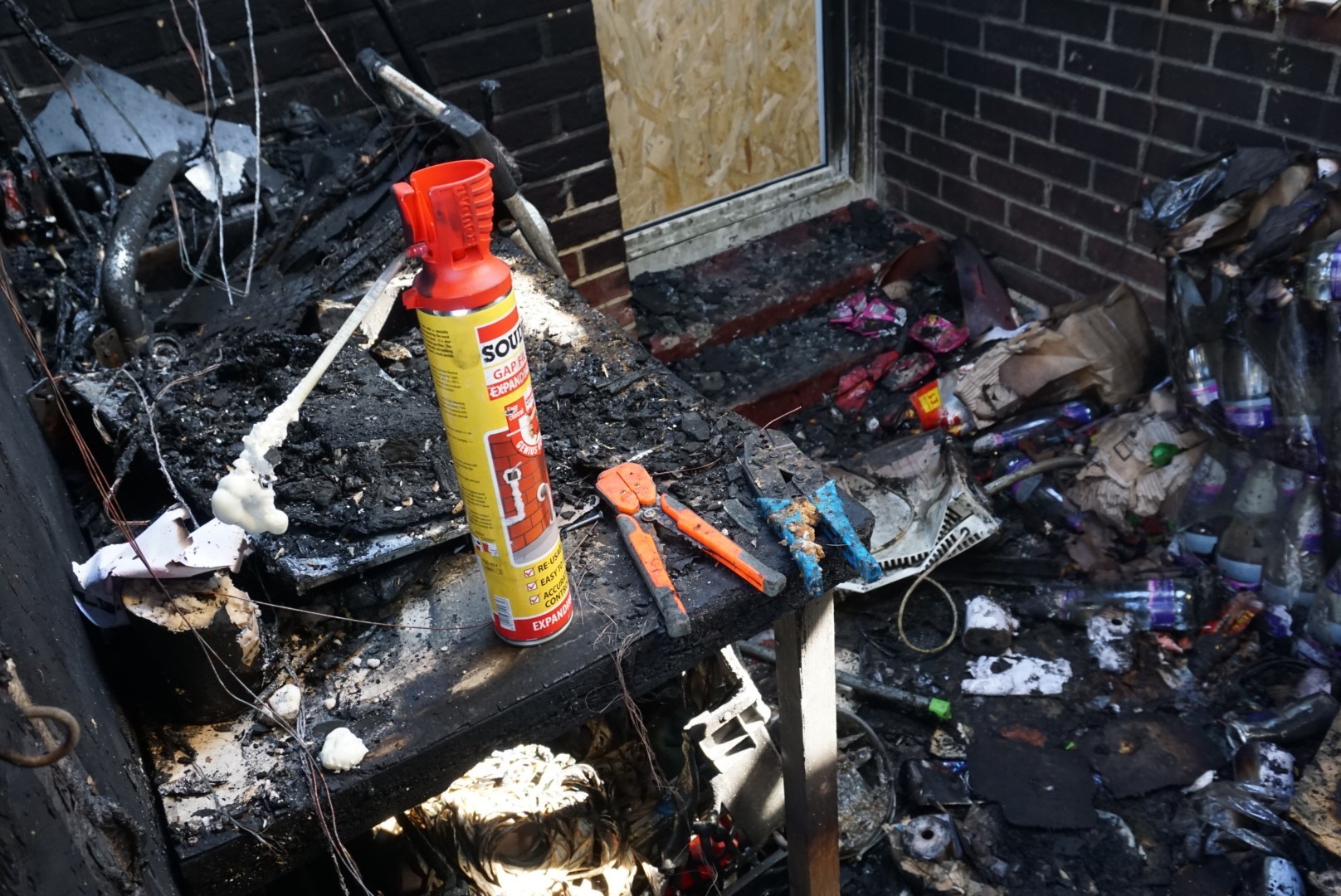 A fire gutted the Bradpole Road post office and convenience store in Bournemouth in the early hours of Saturday April 17 2021. Pictures: Greg Luckhurst