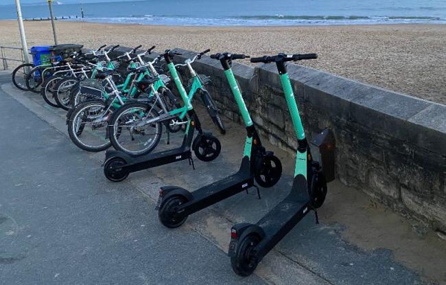 Beryl e-scooters will automatically reduce to three mph on Bournemouth promenade