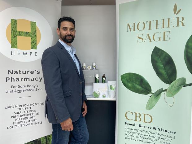 Bournemouth Echo: Farard Darver retired after more than 16 years in the army to launch his business Healthcare International Research, a business he started three years ago which makes and sells cosmetics and health products using cannabidiol (CBD)