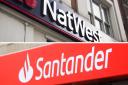 Santander, NatWest and TSB issue update on mobile banking apps being down. (PA)