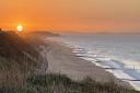 Stunning sunrise taken on a morning walk along Southbourne cliffs captured by Julie MCcusker.
