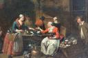 Oil painting by Jan Josef Horemans, estimated to sell for between £3,000-5,000
