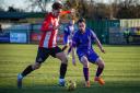 Cam Murray in action for Poole during Saturday's defeat to Sholing