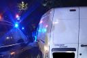 Stolen van caught 'on the move' by police