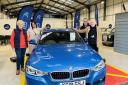 Car auction announces to support new charity