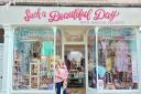 Victoria Martin outside 'Such a Beautiful Day' in Westbourne.