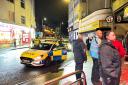 Police help nightclub staff to eject drunk man