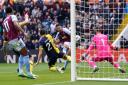 Morgan Rogers equalised for Villa just before the break