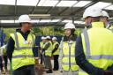 The Princess Royal visited the NHBC Training Hub in Cambridge (Joe Giddens/ PA)