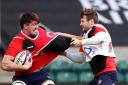 Tom Curry (left) could be involved but Elliot Daly misses out for England (Peter Cziborra/PA)