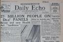 Old Echo newspapers reporting on the birth of the NHS.