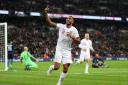 England's Callum Wilson celebrates scoring his side's third goal of the game during the International Friendly at Wembley Stadium, London. PRESS ASSOCIATION Photo. Picture date: Thursday November 15, 2018. See PA story SOCCER England. Photo credit