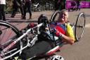 Poole man only wheelchair racer in Bournemouth Marathon