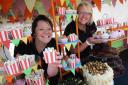 SWEET DELIGHT: Jennie Langridge and, right, Sarah Bradley of Clevercow Cakes