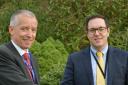 Paul Gray, Headteacher at Poole High School (left) and Gareth Morris, Chief Executive Officer at Twynham Learning (right)