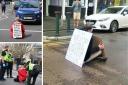 Climate protester blocking traffic in Bournemouth - and others arrested across Dorset