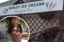 Vanessa Batchelor (pictured) set up Burley Ice Creams. After 37 years, she is retiring. (Credit: Katie Batchelor)