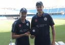 Bradley and Scott Currie made their ODI debuts for Scotland