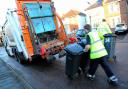 Refuse collectors at work in Bournemouth